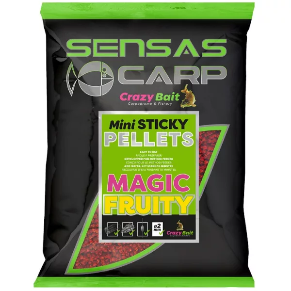 Sensas Pellet Mini Sticky Magic Fruity Futterpellets 700gr