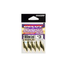 Decoy BL-5G Weidenblatt Gold 3,5 Spinner Blade 4 Stk.