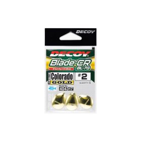 Decoy BL-7G Cr Colorado Gold 2 Spinner Blade 5 Stk.