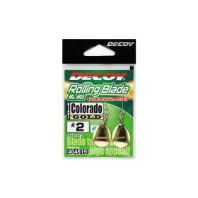 Decoy BL-8G Colorado Gold 3 Spinner Blade mit Wirbel 2 Stk.