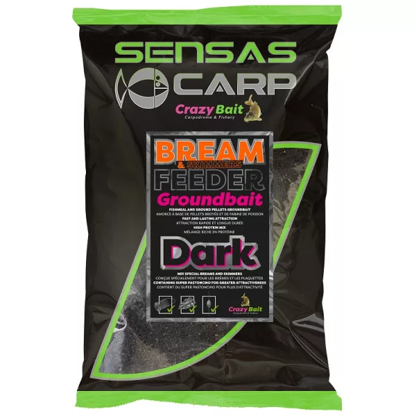 Sensas UK Brassenfutter Dunkel Grundfutter 2kg