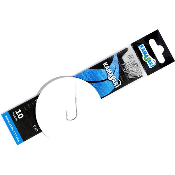 Kamasaki Gebundener Haken Sode 10 Nickel 10Stk/Packung