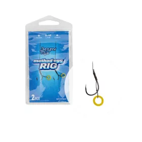   Benzar Mix BENZÁR BRAIDED METHOD EGG RIG 10 Vorgebundenes Vorfach