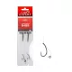Carp Expert Fluorcarbon D-Rig mit Ring, geöste und mit Widerhaken versehene 4 vorgebundene Haken