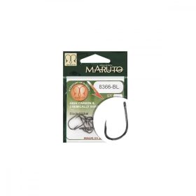   Maruto Haken 8366Bl Carp Hooks Barbless Straight Eye Forged Reversed Ringed Hc Black Nickel 8