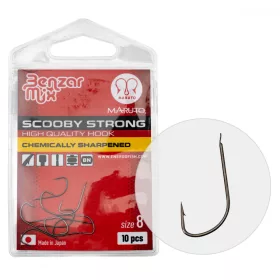   BENZÁR SCOOBY STRONG HAKEN 12 10STK/PACK - Brassenhaken - Widerhakenhaken, Plattenhaken