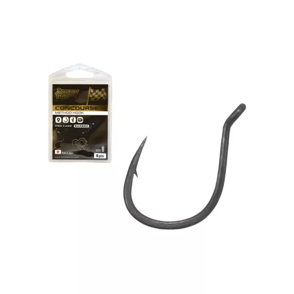 Benzár Mix Concourse Pro Carp 10 Öhr-, und Widerhaken-Karpfenhaken 8 Stk.