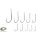 Maruto Haken 4340 1/0 Nickel 10Db/Cs