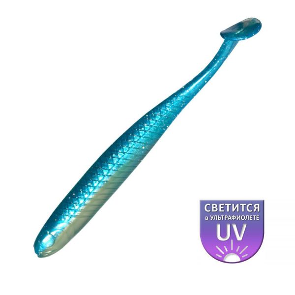 DS Alburnus FAT 10,16cm Aquamarine 4 Stück/Packung Kunstköder aus Plastik