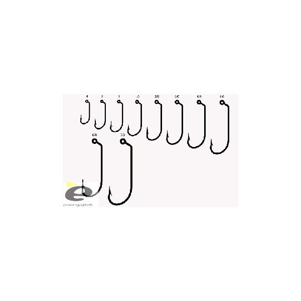 Eagle Claw Jig Ec O Shaughnessy Mit Öhr und Widerhaken 900 Bz 5/0 Spinn-Offset Haken