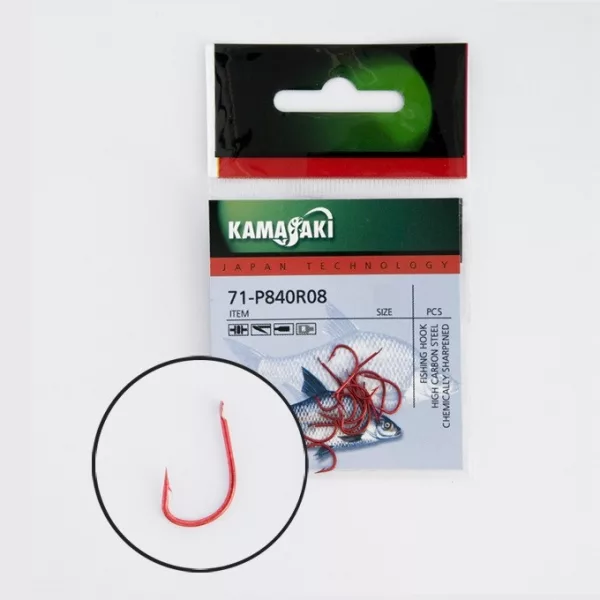 Kamasaki Carbon Haken P840R Nr. 10 Verpackt (12Db)