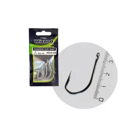   Wizard Zander Live Bait Pro Öhrhaken mit Widerhaken 4/0 Zanderhaken