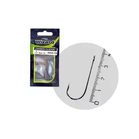   Wizard Zander Classic Pro geöhrter Haken mit Widerhaken 1/0 Zanderhaken