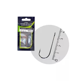   Wizard Zander Classic Pro geöhrter Haken mit Widerhaken 2/0 Zanderhaken