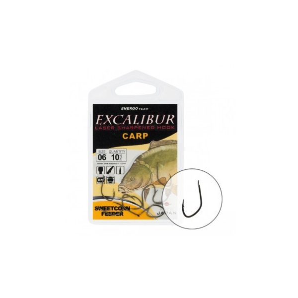 Excalibur Haken Zuckermais Feeder Ns 4