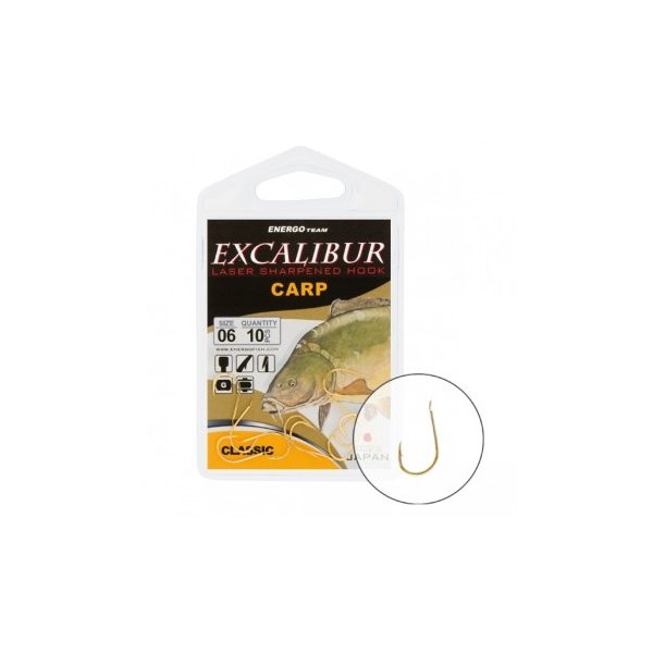 Excalibur Haken Carp Classic Gold 1