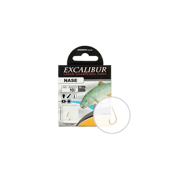 Excalibur Gebundener Haken Bolo, Gold Nr.8