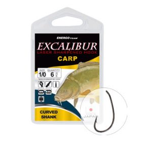 Excalibur Haken Carp Curved Shank Bn 1/0