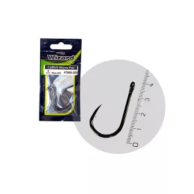   Wizard Catfish Worm Pro Brazed mit Öhr und Widerhaken 4/0 Wels-Haken