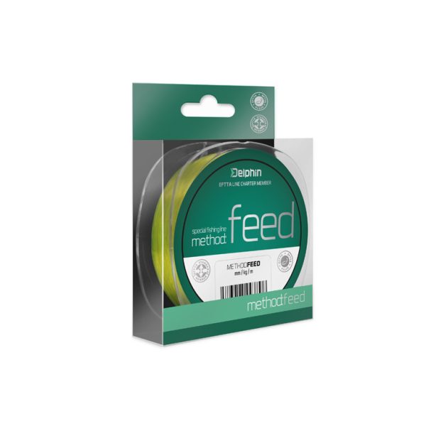 Delphin METHOD FEED 5000m/gelb 0,28mm 14,3lbs