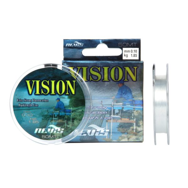 Nevis Vision 50m 0.10mm Monofil Vorfach-Transparent
