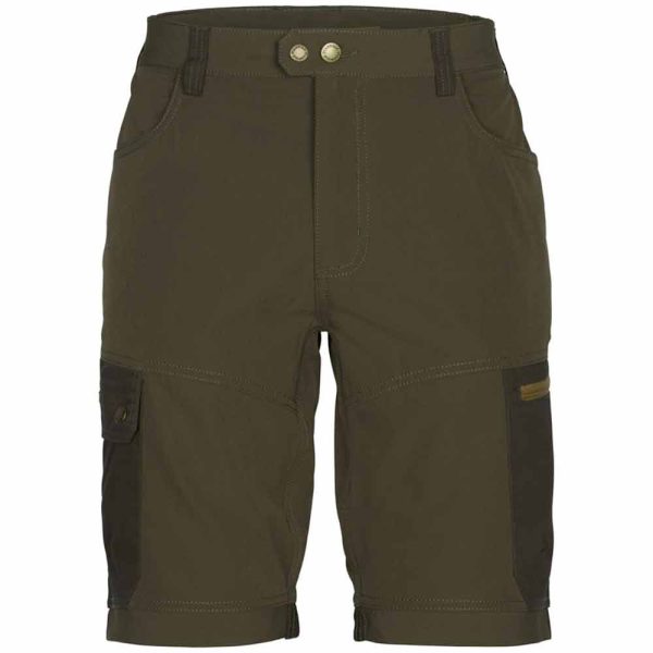 Pinewood Finnveden Trail Hybrid Braun-Dunkeloliv Kurze Hose C52 #265