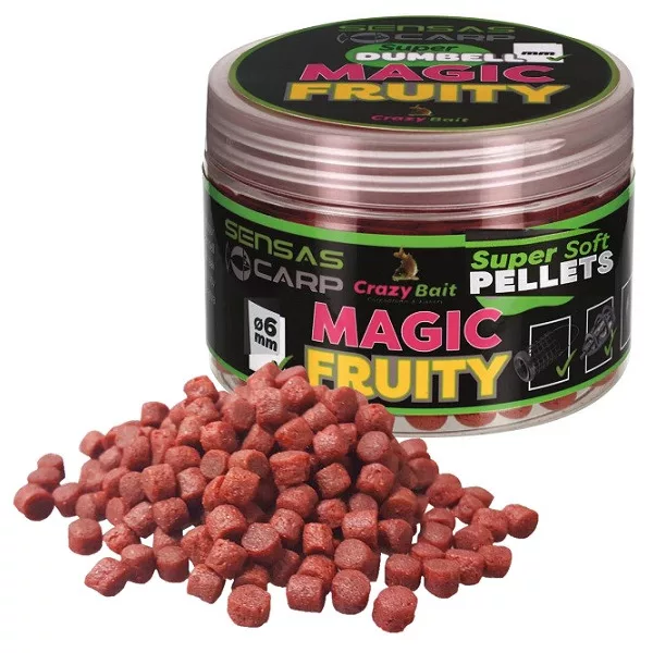 Sensas Super weich Magic Fruity 4mm Hakenpellet 60gr