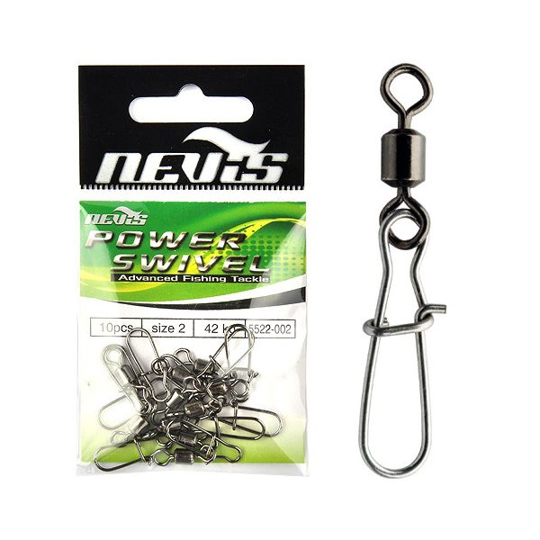 Nevis Tonnenwirbel mit Karabiner 4 10 Stk.