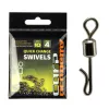 Carp Academy Zylindrischer Wirbel + Karabiner 10 Stk.