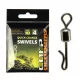 Carp Academy Zylindrischer Wirbel + Karabiner 10 Stk.