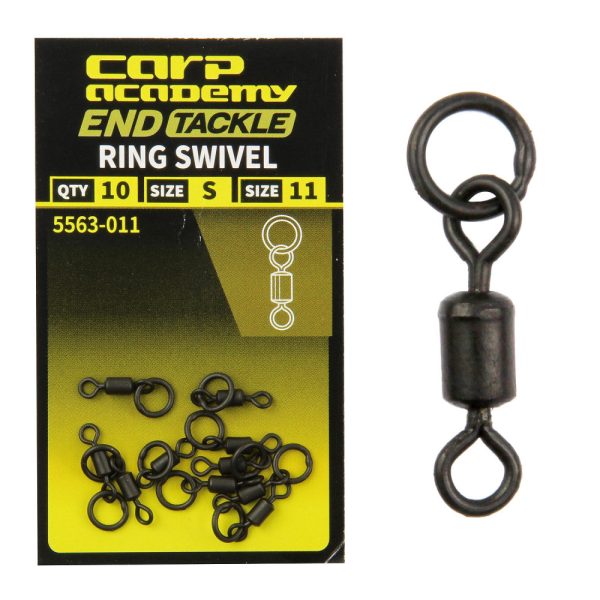 Carp Academy Wirbel mit Ring Größe 11 S, 10 Stk.