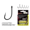 Carp Academy Teflon Hook XS-1 Schwarz 1 10Stk./Packung Geöster Haken mit Widerhaken Boilie-Haken