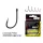 Carp Academy Teflon Hook XS-1 Schwarz 1 10Stk./Packung Geöster Haken mit Widerhaken Boilie-Haken