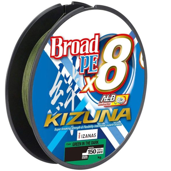 OWNER Kizuna X8 Dark Green 135m 0,21mm Geflochtene Spinnangelschnur