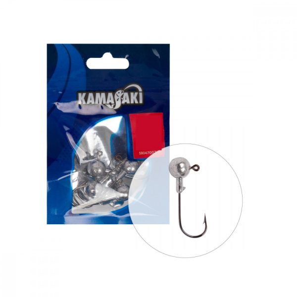 Kamasaki Precision Jigkopf 3,5gr 2er Haken 5 Stk./Pack