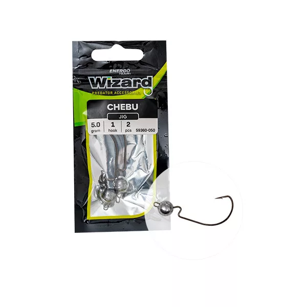Wizard CHEBU JIG KOPF 7G 1/0 2STK/BEUTEL Cheburashka