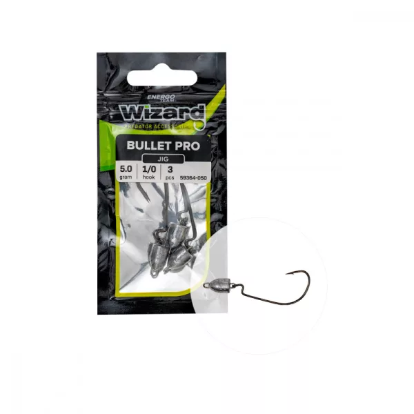 Wizard Bullet Pro Jig Kopf 10G 3/0 3Stk/Beutel