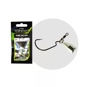 Wizard Fine Jig Rig 4 4gr Offset-Rig 2 Stück
