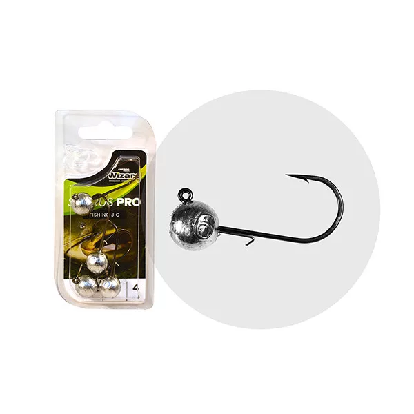 Wizard Silurus Pro 3/0 6gr Jigkopf 4 Stück