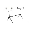 Carp Academy Rod Pod Eco 2-Ruten-Rodpod 68-105cm