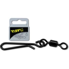 Black Cat Universal-Karabiner Matt Schwarz 5 Stück/Packung