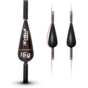 15G Quantum Mr. Pike Bleifreies Laufgewicht Schwarz 3Stück