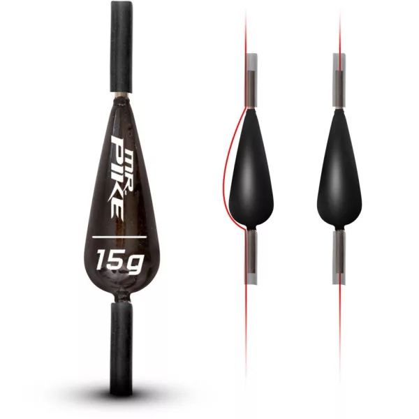 20G Quantum Mr. Pike Bleifreies Laufgewicht Schwarz 3Stück