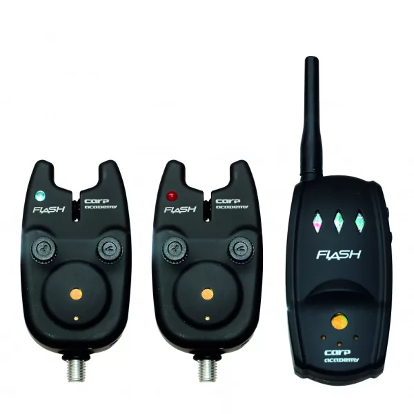 Carp Academy Flash elektronischer Bissanzeiger 2+1 Set