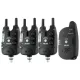 Carp Academy Mojo XTI elektrischer Bissanzeiger 3+1 Set