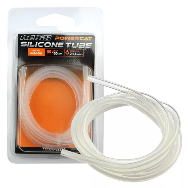 Nevis Silikonschlauch Transparent 100cm 4mm