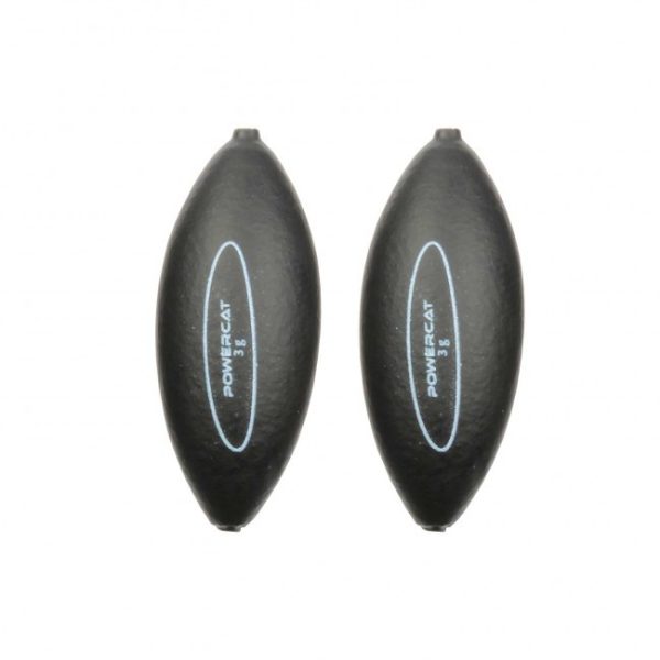 Nevis Powercat Micro U-Float 1,5gr Schwarz Raubfisch-Schwimmer 2 Stk.