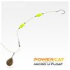 Nevis Powercat Micro U-Float 3gr Fluo Gelb Raubfisch-Schwimmer 2 Stk.