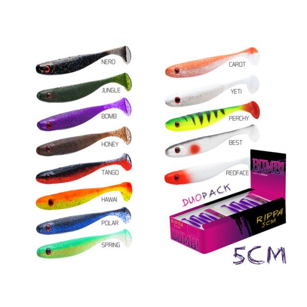 Delphin Rippa Gummifisch Carot 5cm 5Stk