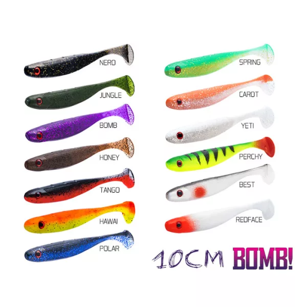 Delphin Rippa Gummifisch Yeti 10cm 5Stk